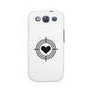 To Heart Target-Right White Phone Case