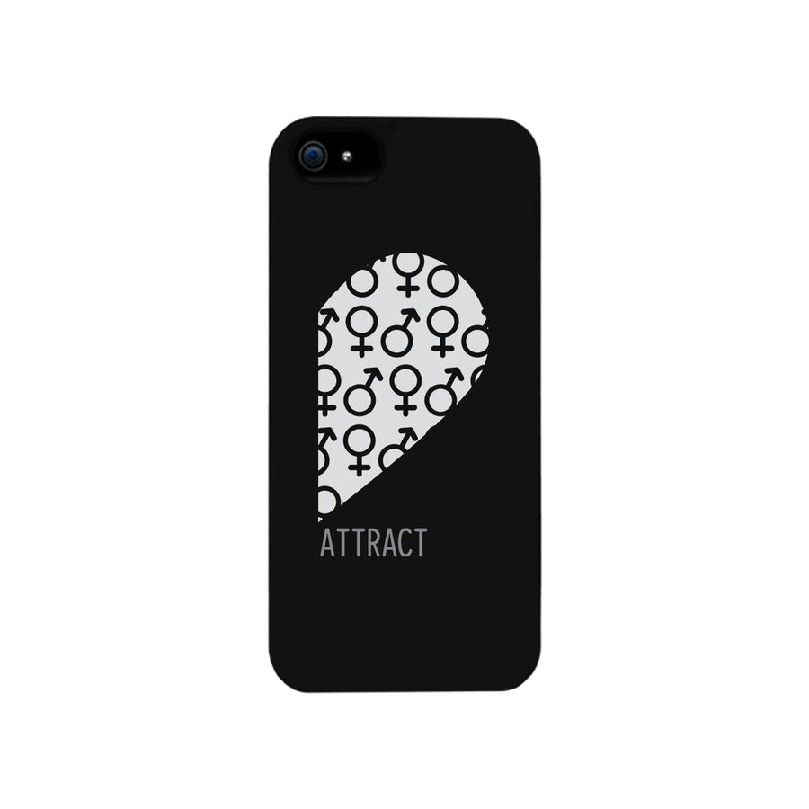 Attract Female Symbols-Right Black Phone Case