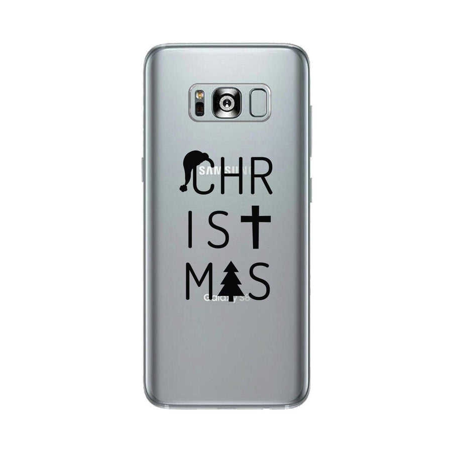 Christmas Letters Clear Phone Case