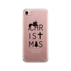 Christmas Letters Clear Phone Case