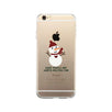 Some People Are Worth Melting For Snowman Clear Phone Case