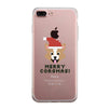 Merry Corgmas Corgi Clear Phone Case