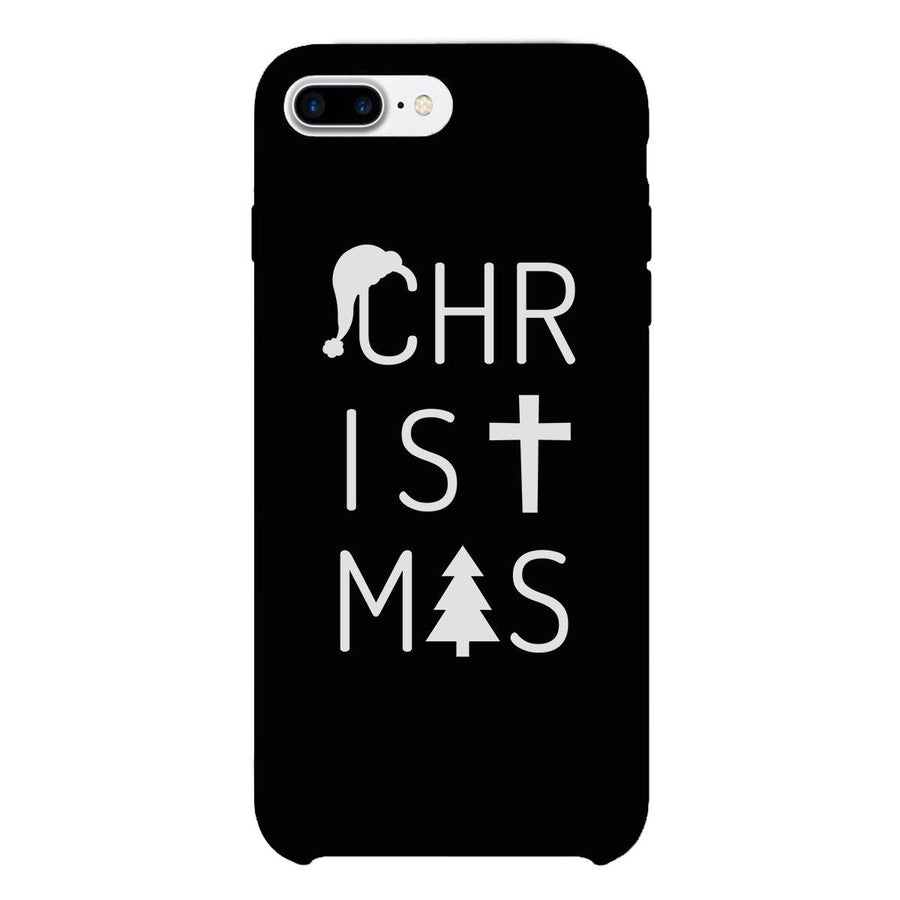 Christmas Letters Black Phone Case