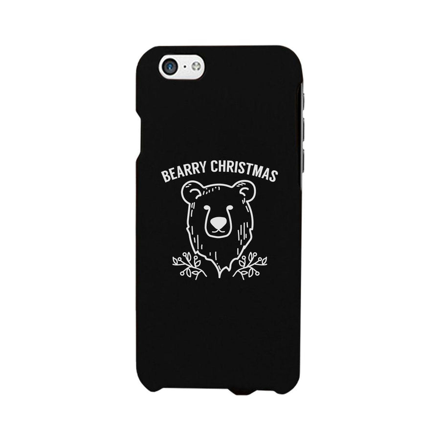 Bearry Christmas Bear Black Phone Case