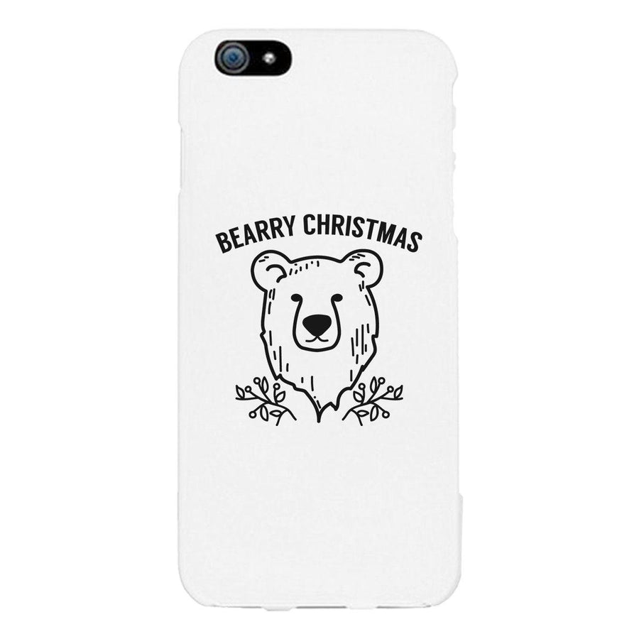 Bearry Christmas Bear White Phone Case