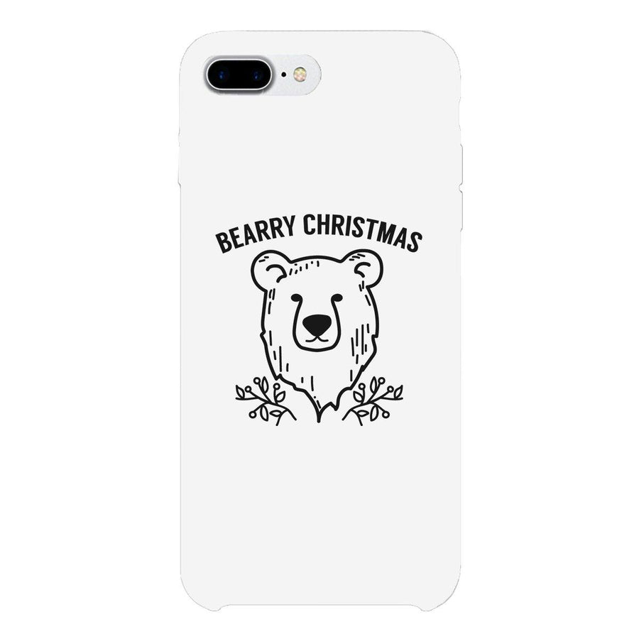 Bearry Christmas Bear White Phone Case