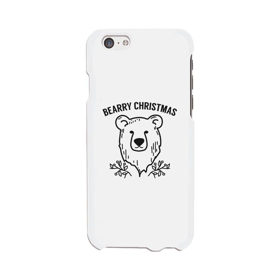 Bearry Christmas Bear White Phone Case