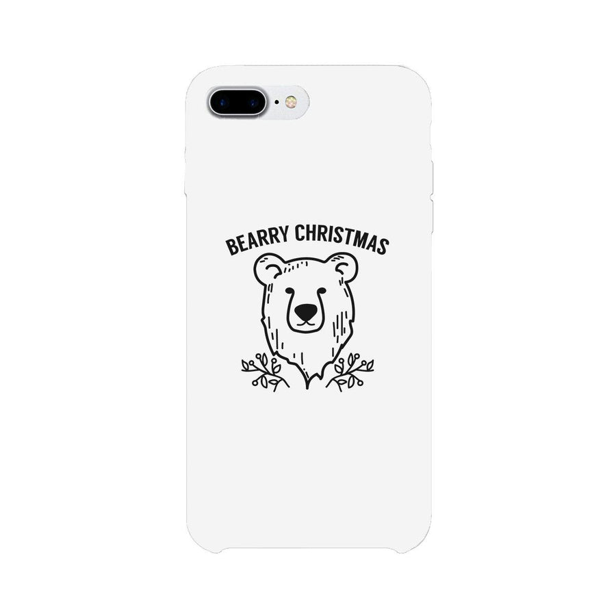 Bearry Christmas Bear White Phone Case