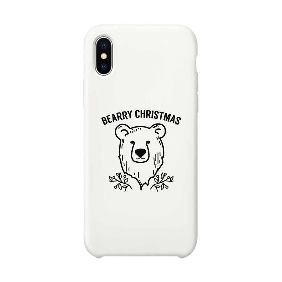 Bearry Christmas Bear White Phone Case