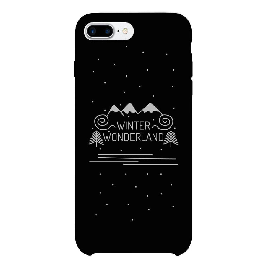 Winter Wonderland Black Phone Case