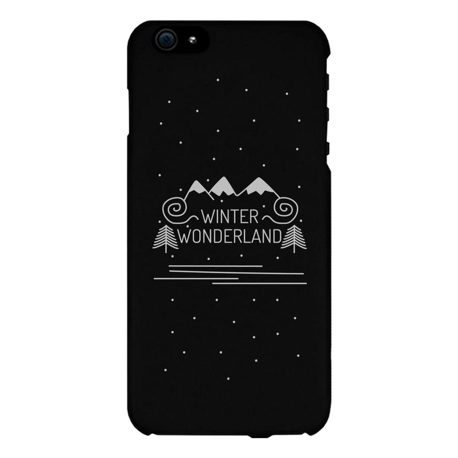 Winter Wonderland Black Phone Case