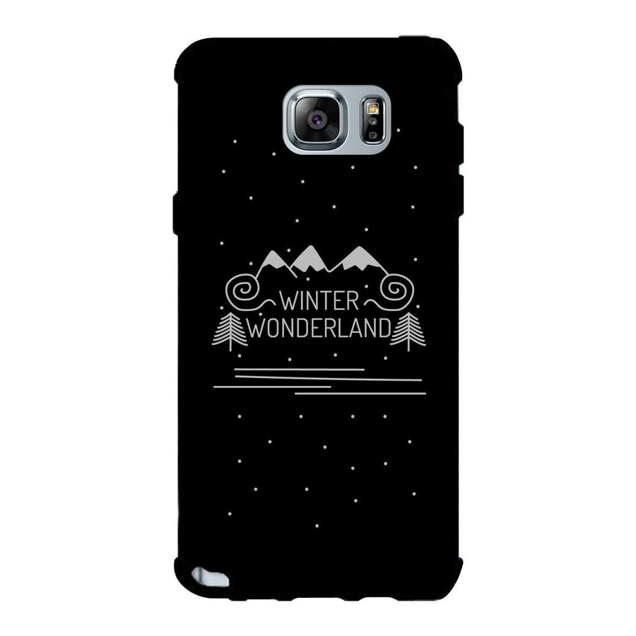 Winter Wonderland Black Phone Case