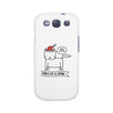 Meowy Catmas Santa Cat Is Coming White Phone Case