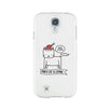 Meowy Catmas Santa Cat Is Coming White Phone Case