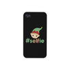 Hashtag Selfie Elf Black Phone Case