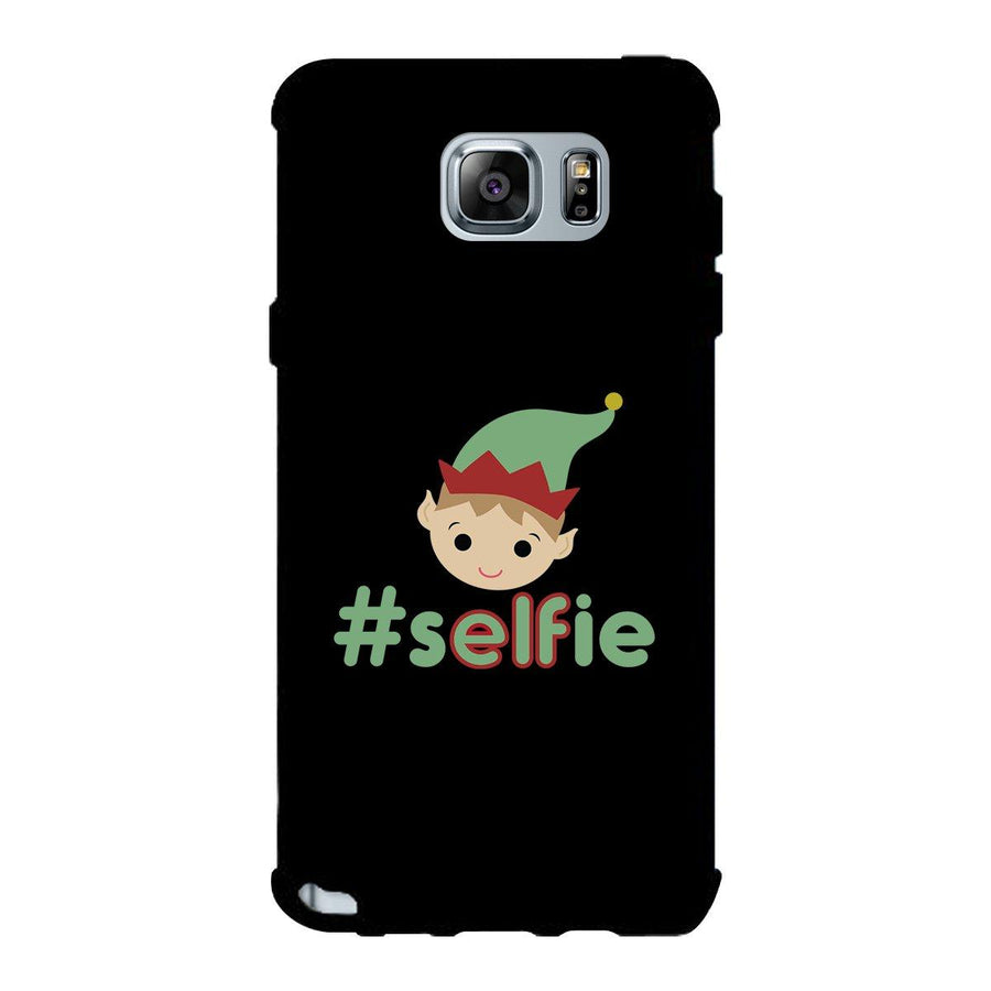 Hashtag Selfie Elf Black Phone Case