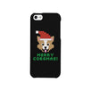 Merry Corgmas Corgi Black Phone Case