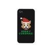 Merry Corgmas Corgi Black Phone Case