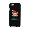 Merry Corgmas Corgi Black Phone Case