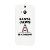 Santa Jaws Is Coming White Phone Case