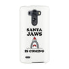 Santa Jaws Is Coming White Phone Case