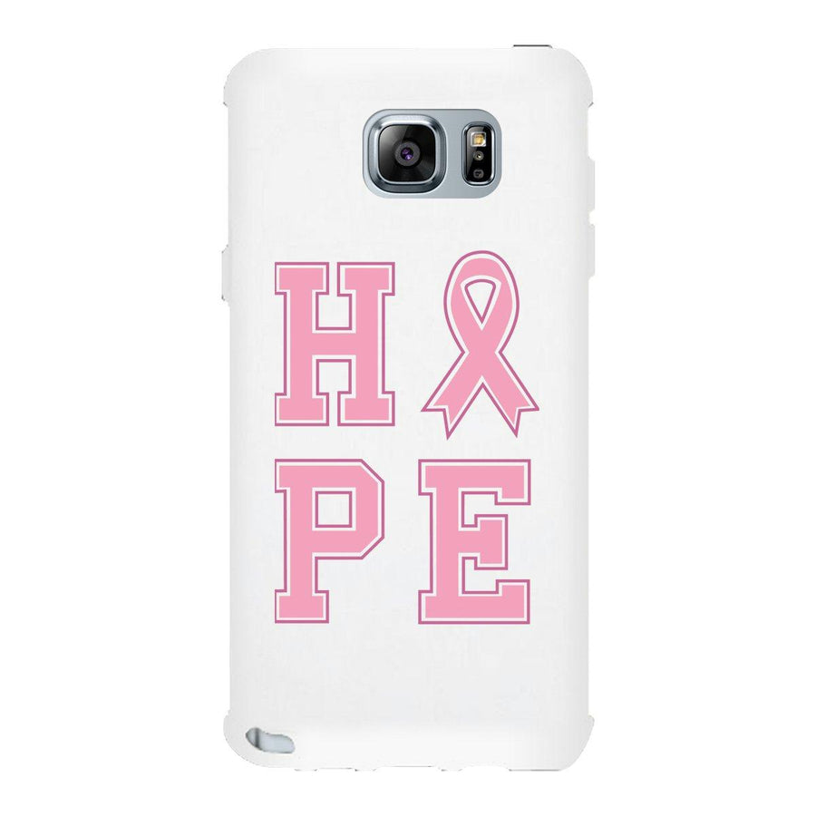 Hope Ribbon White Phone Case