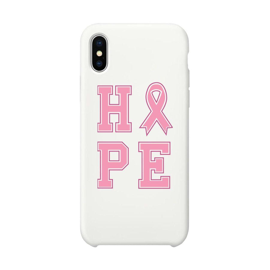 Hope Ribbon White Phone Case