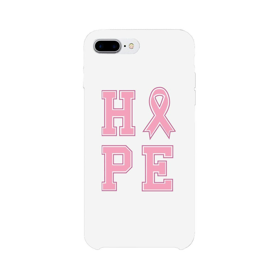 Hope Ribbon White Phone Case