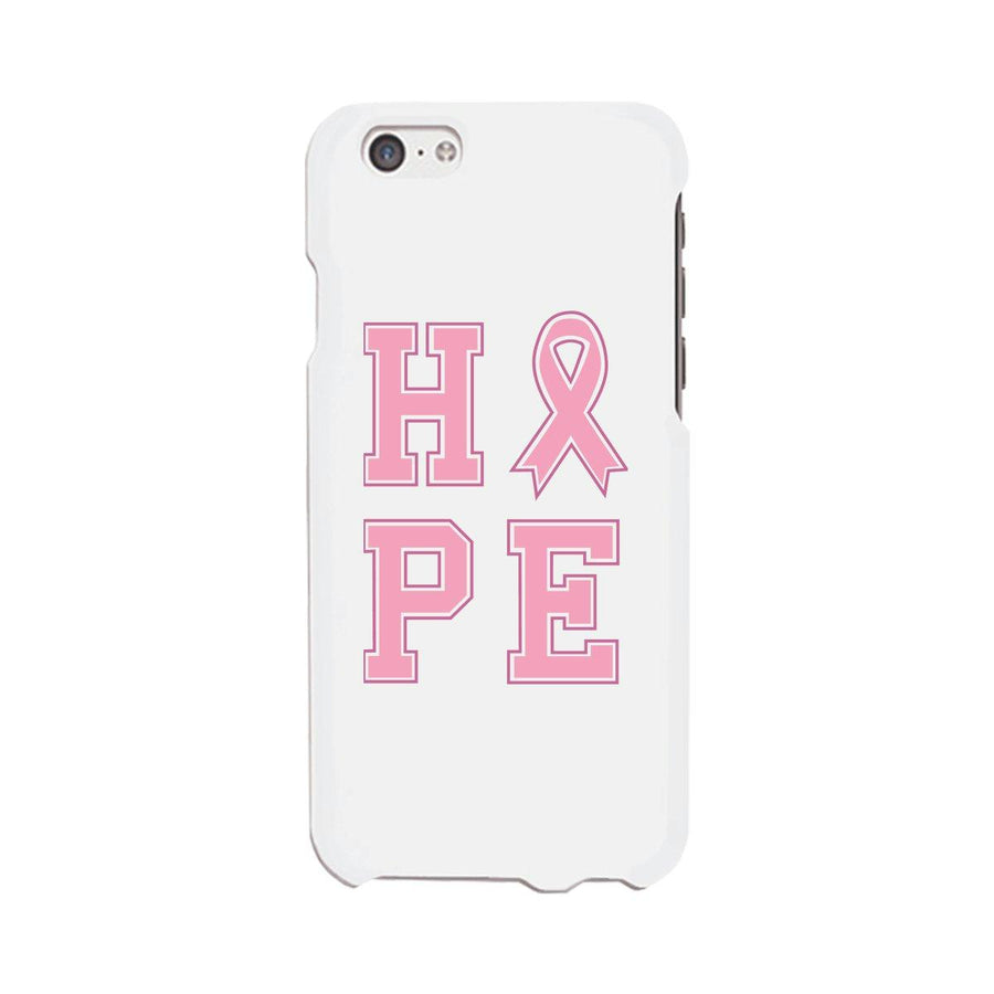 Hope Ribbon White Phone Case