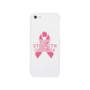 Hope Strength Courage White Phone Case