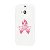 Hope Strength Courage White Phone Case