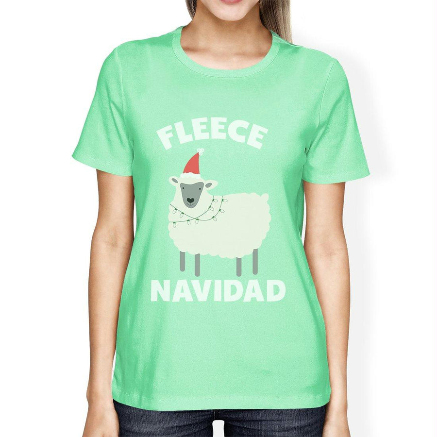 Fleece Navidad Womens Funny Christmas In July Gift For Her T-Shirt