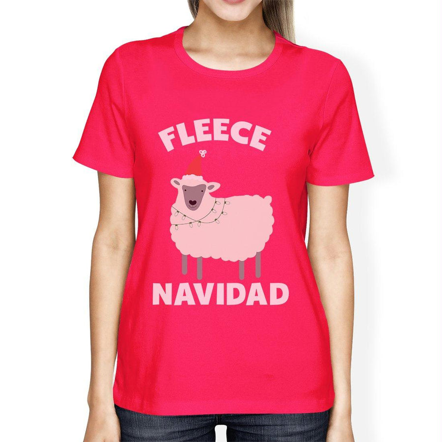 Fleece Navidad Womens Funny Christmas In July Gift For Her T-Shirt