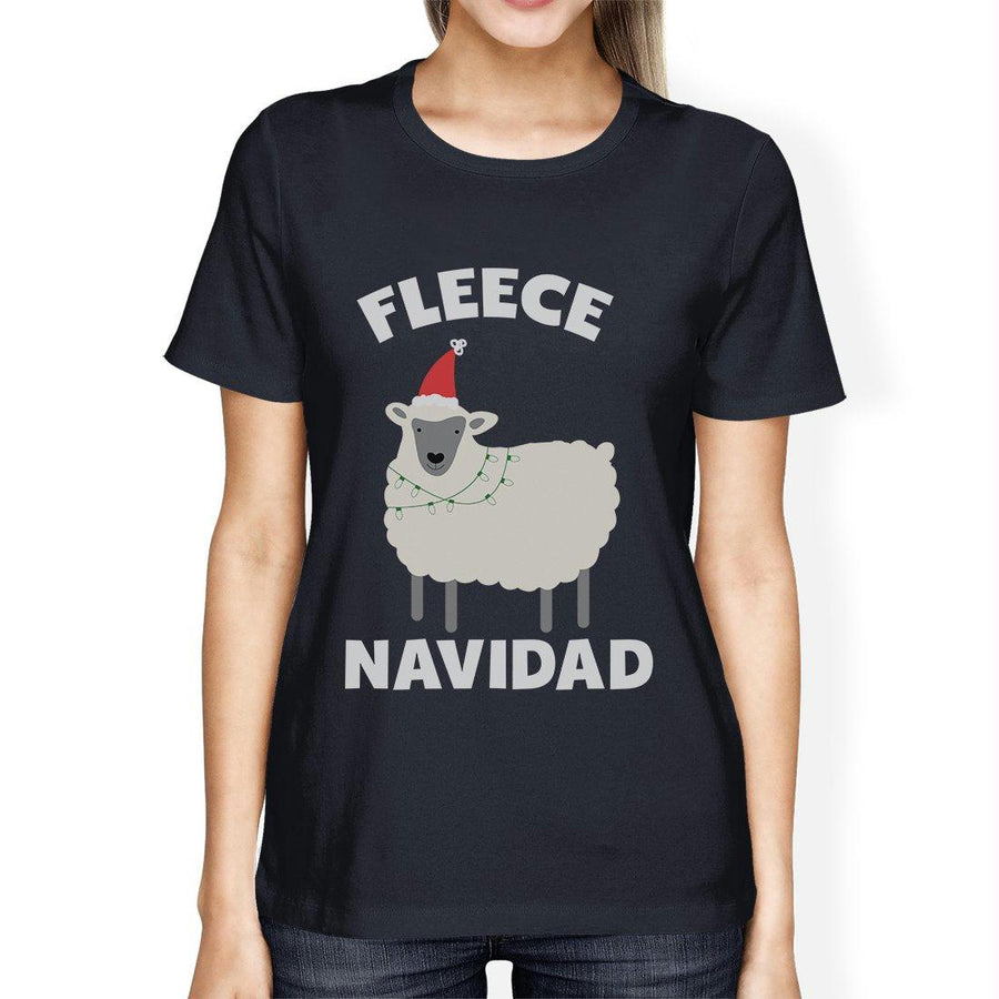 Fleece Navidad Womens Funny Christmas In July Gift For Her T-Shirt