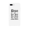 Vintage Gothic Papa Case Phone Cover For Funny Grandpa Gifts