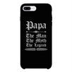 Vintage Gothic Papa Case Phone Cover For Funny Grandpa Gifts