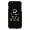 Love A Latte Phone Case Slim Fit Cute Coffee Lover Best Friend Gift