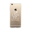 Love A Latte Clear Case Funny Phone Case Unique Coffee Lovers Gifts