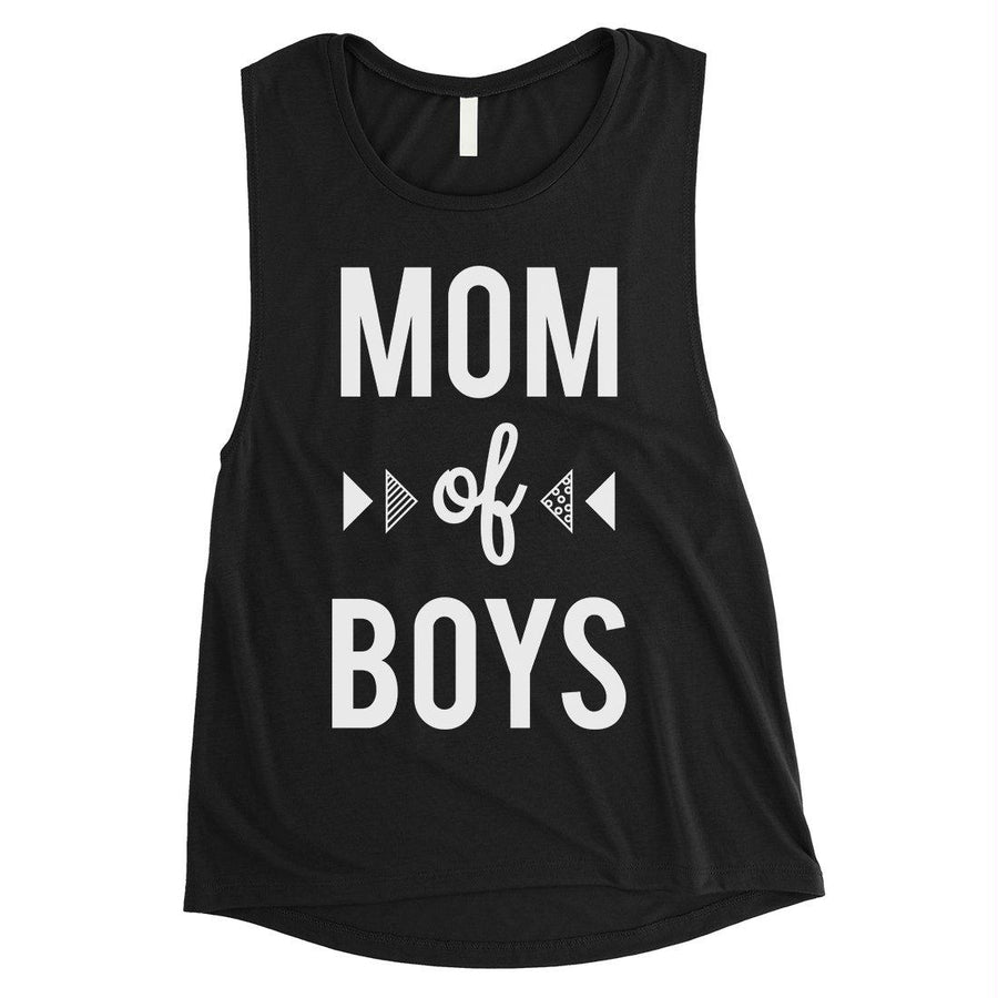 Mom Of Boys Womens Muscle T-Shirt