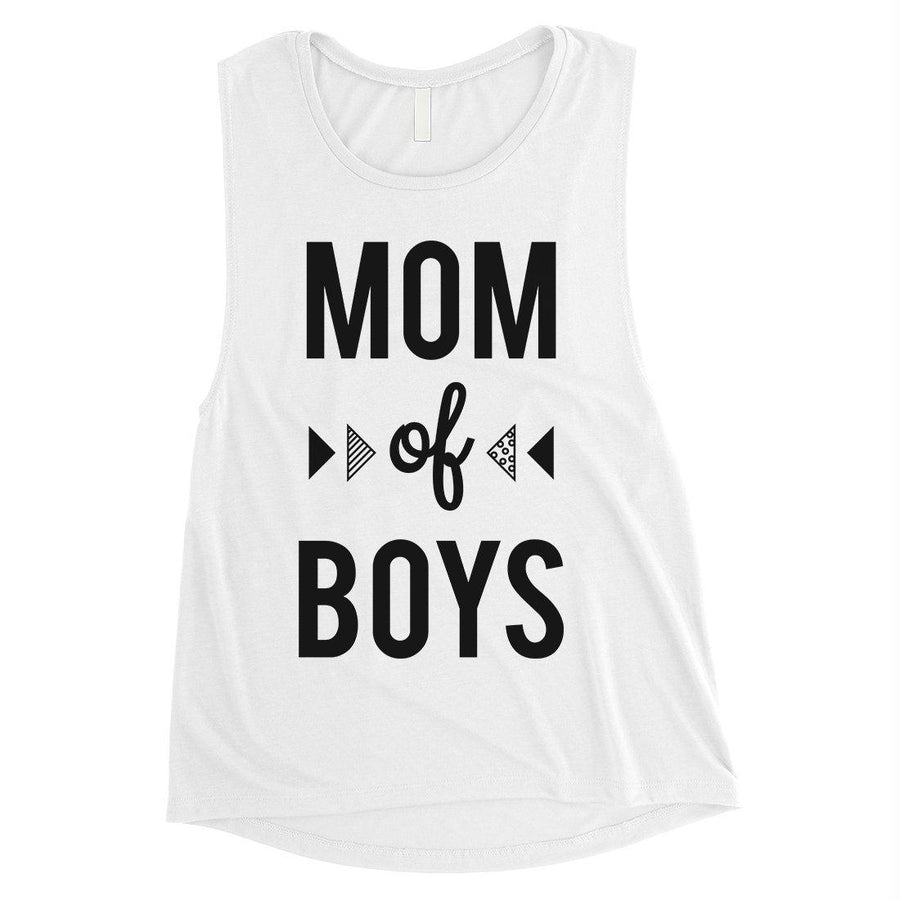 Mom Of Boys Womens Muscle T-Shirt