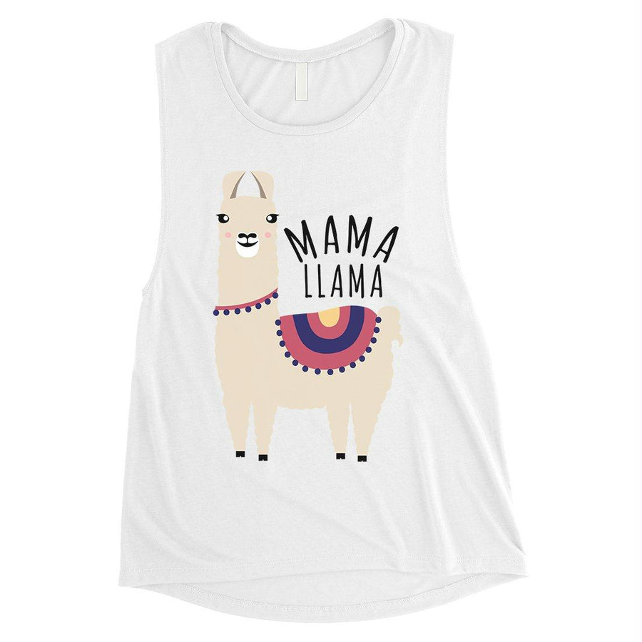 Mama Llama Womens Muscle T-Shirt