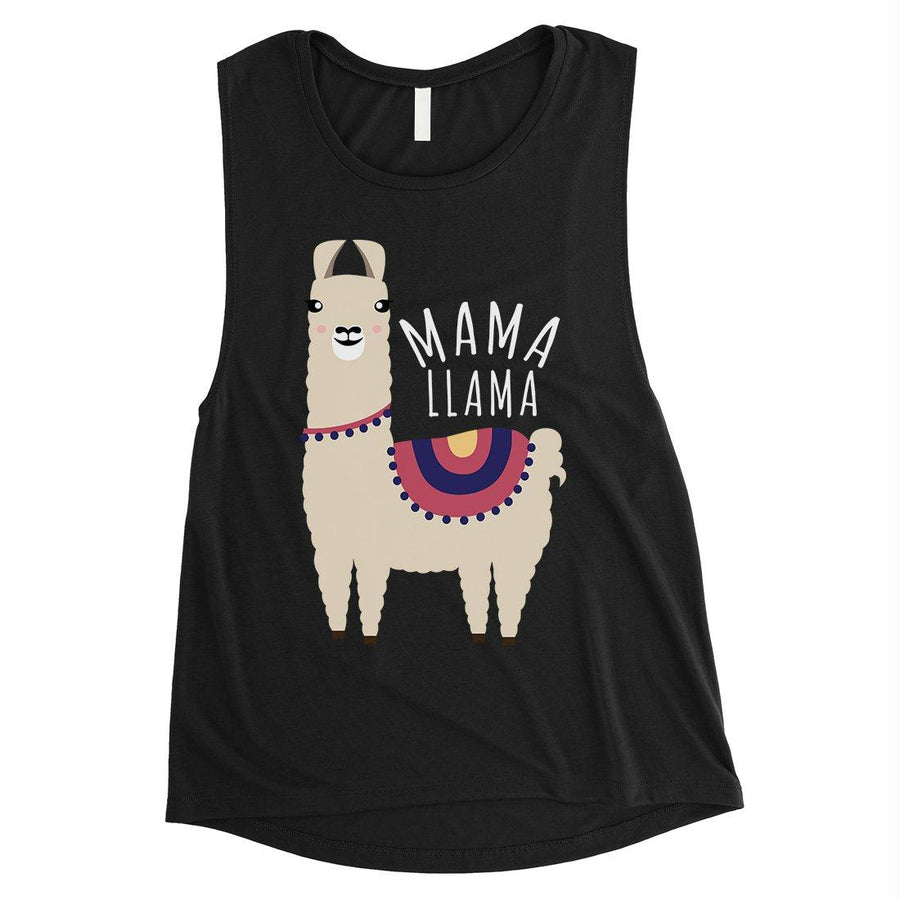 Mama Llama Womens Muscle T-Shirt