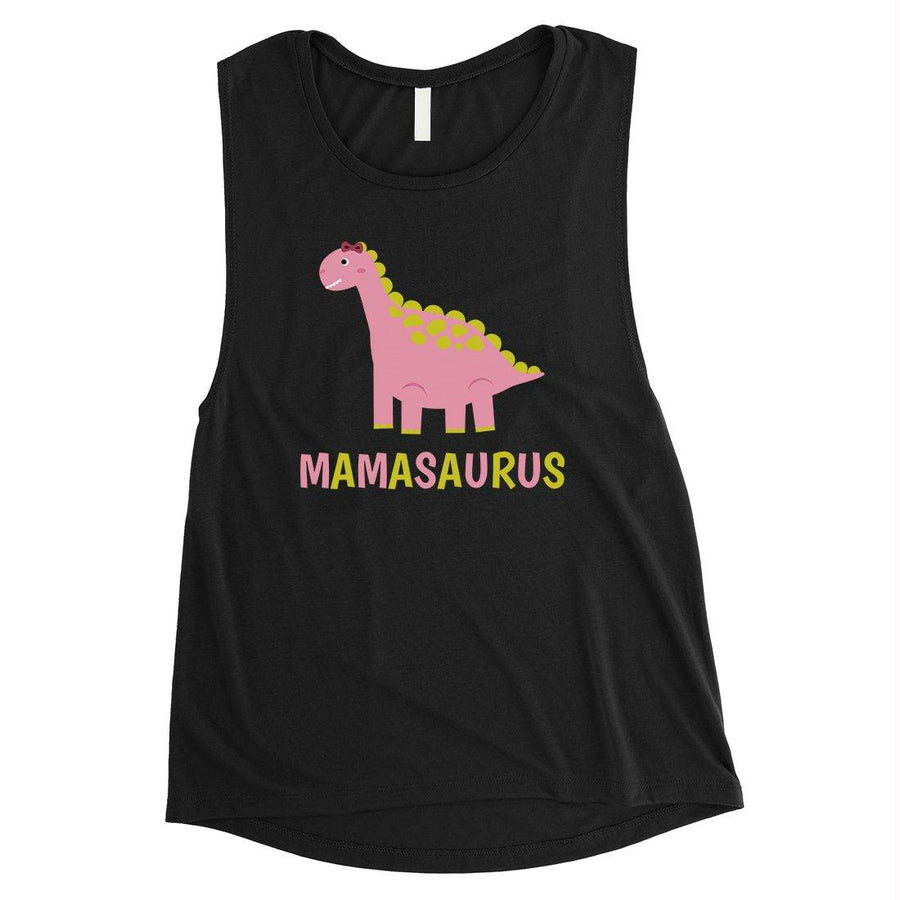 Mamasaurus Dino Womens Muscle T-Shirt