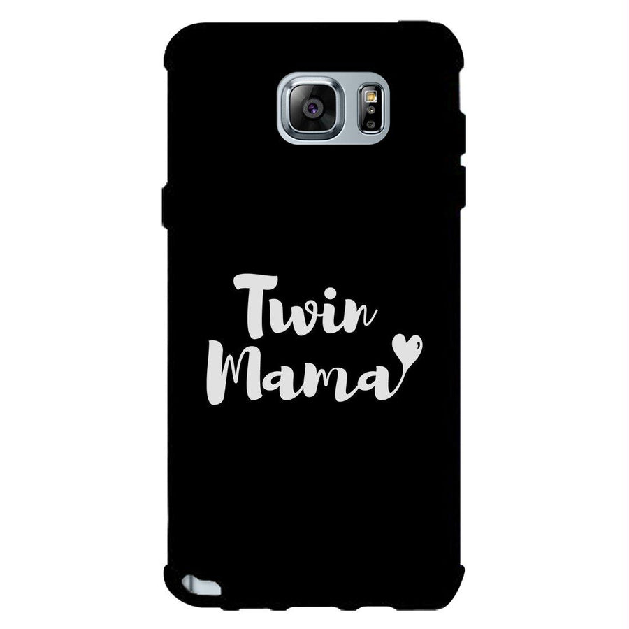 Twin Mama Phone Case Rubberized Grip Unique Mothers Gifts