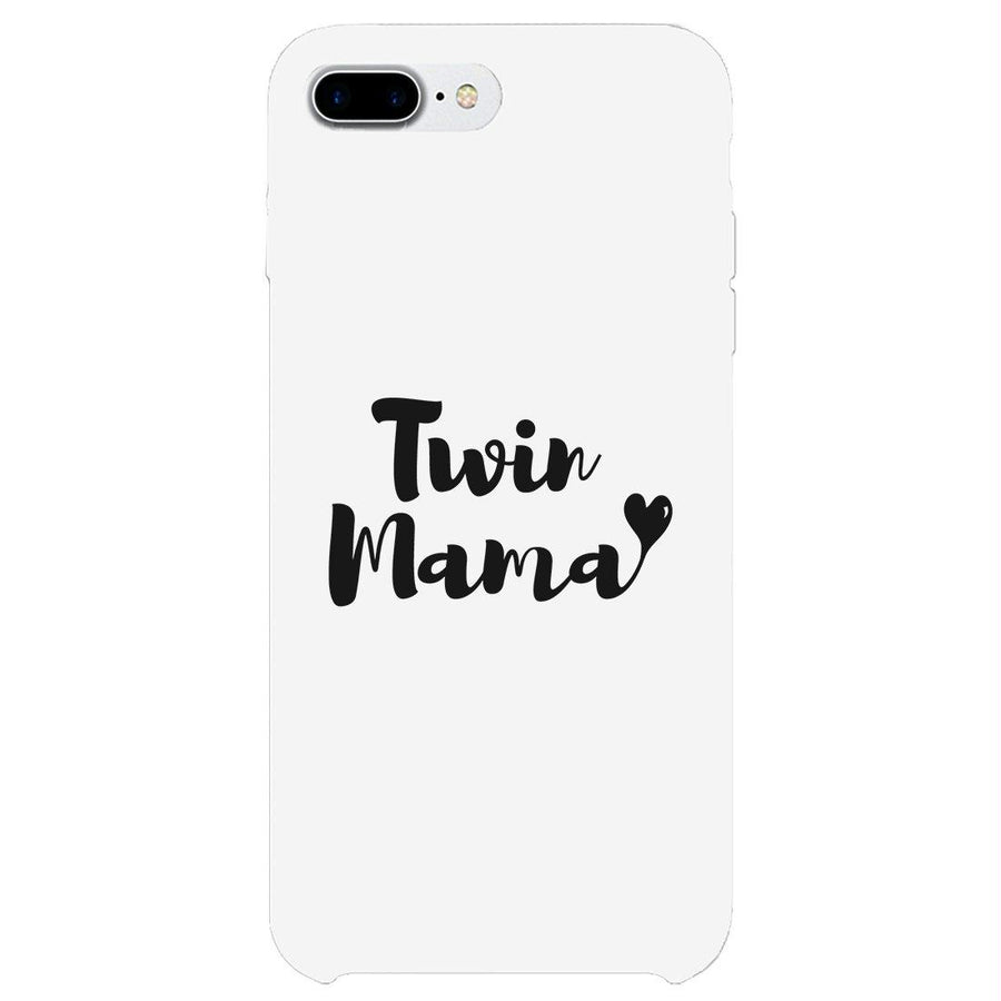 Twin Mama Phone Case Rubberized Grip Unique Mothers Gifts