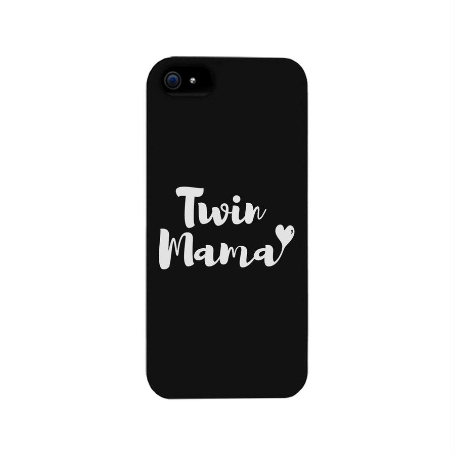 Twin Mama Phone Case Rubberized Grip Unique Mothers Gifts