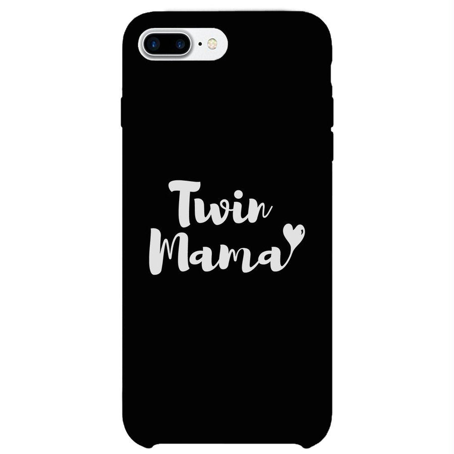 Twin Mama Phone Case Rubberized Grip Unique Mothers Gifts