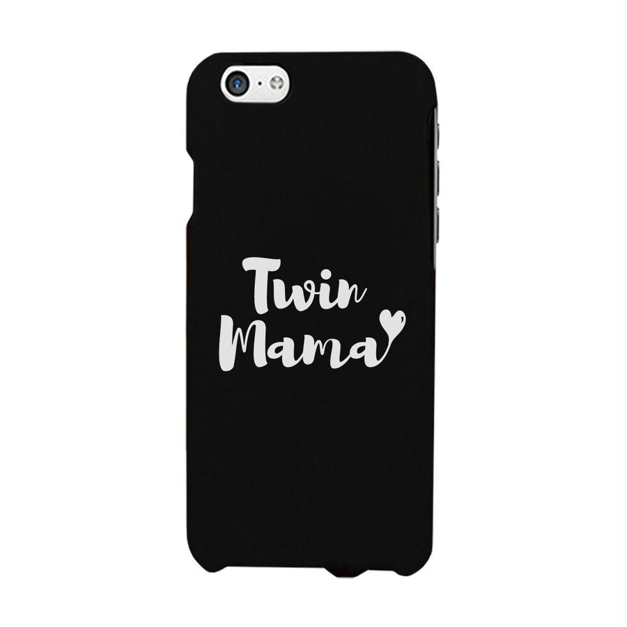 Twin Mama Phone Case Rubberized Grip Unique Mothers Gifts