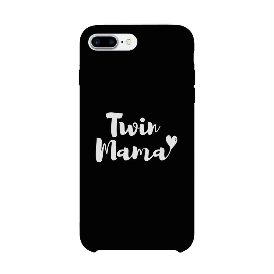 Twin Mama Phone Case Rubberized Grip Unique Mothers Gifts