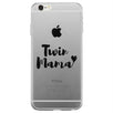 Twin Mama Clear Case Cute Mother's Day Gifts Transparent Phone Case